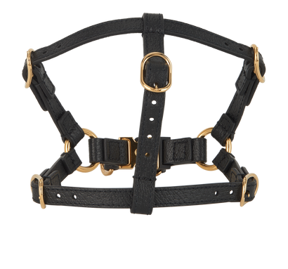 Gucci Pet Harness, &pound;195, Accessories, Black, Leather, Front view
